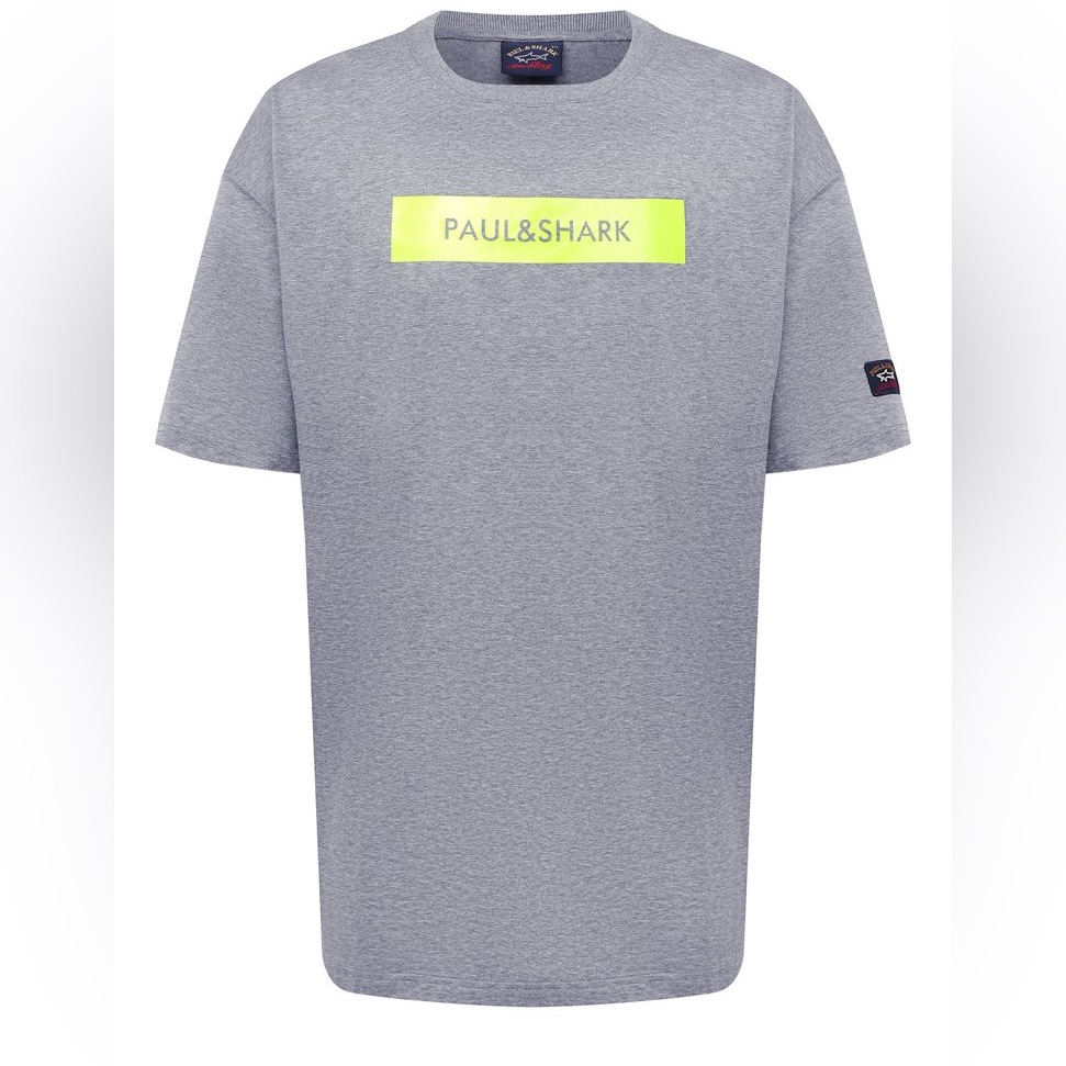 Paul & Shark Logo Gray T-Shirt